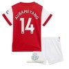 Maglia ufficiale Arsenal Pierre-Emerick Aubameyang 14 Casa 2021-22 per Bambino